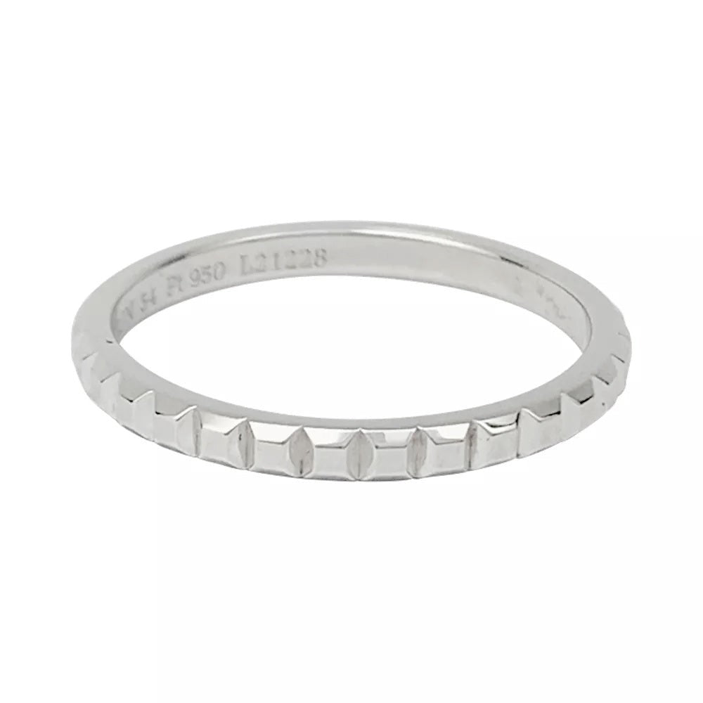 Bague Boucheron "Clou de Paris" en platine - Castafiore