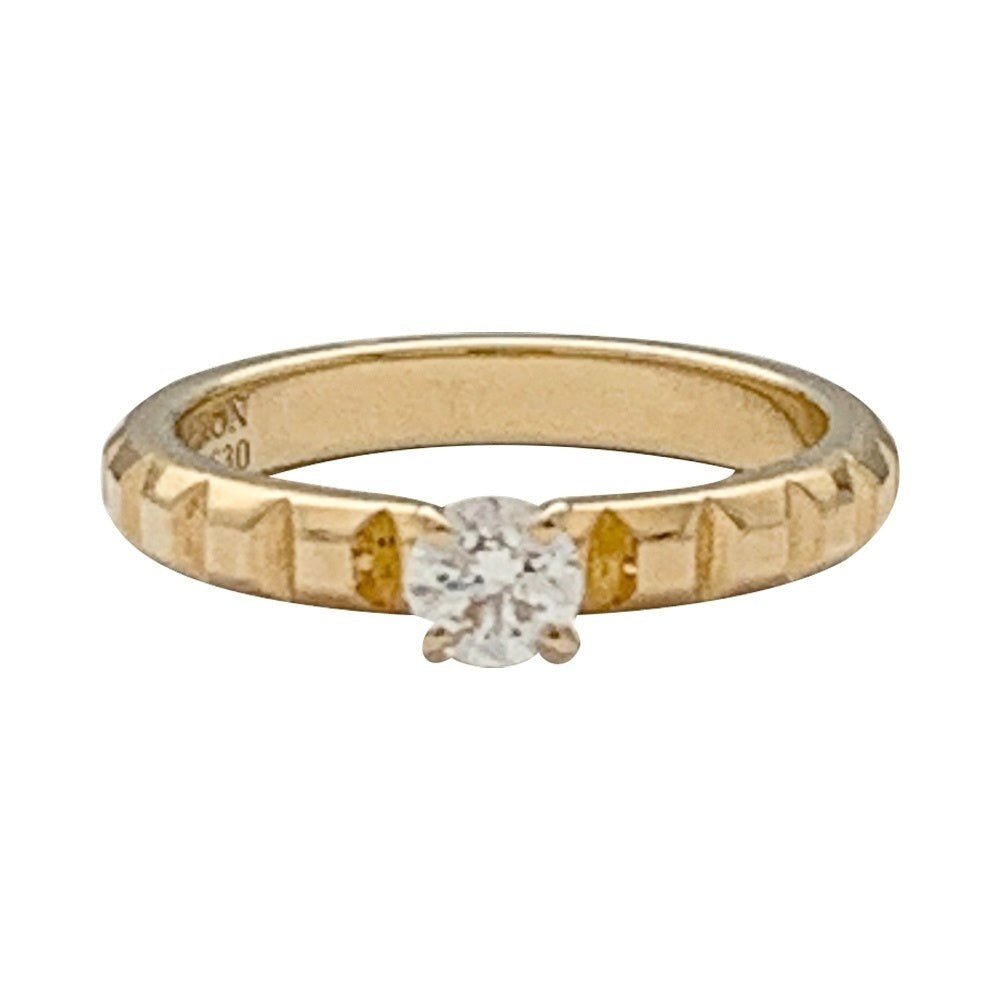 Bague Boucheron, "Clou de Paris", or jaune, diamant - Castafiore
