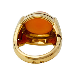 Bague BOUCHERON or jaune et cornaline - Castafiore