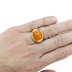 Bague BOUCHERON or jaune et cornaline - Castafiore