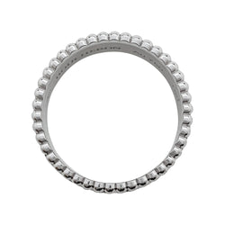 Bague Boucheron, "Quatre Black Edition", en or blanc, diamants - Castafiore