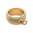 Bague Boucheron, "Zip", or jaune 750/000 - Castafiore