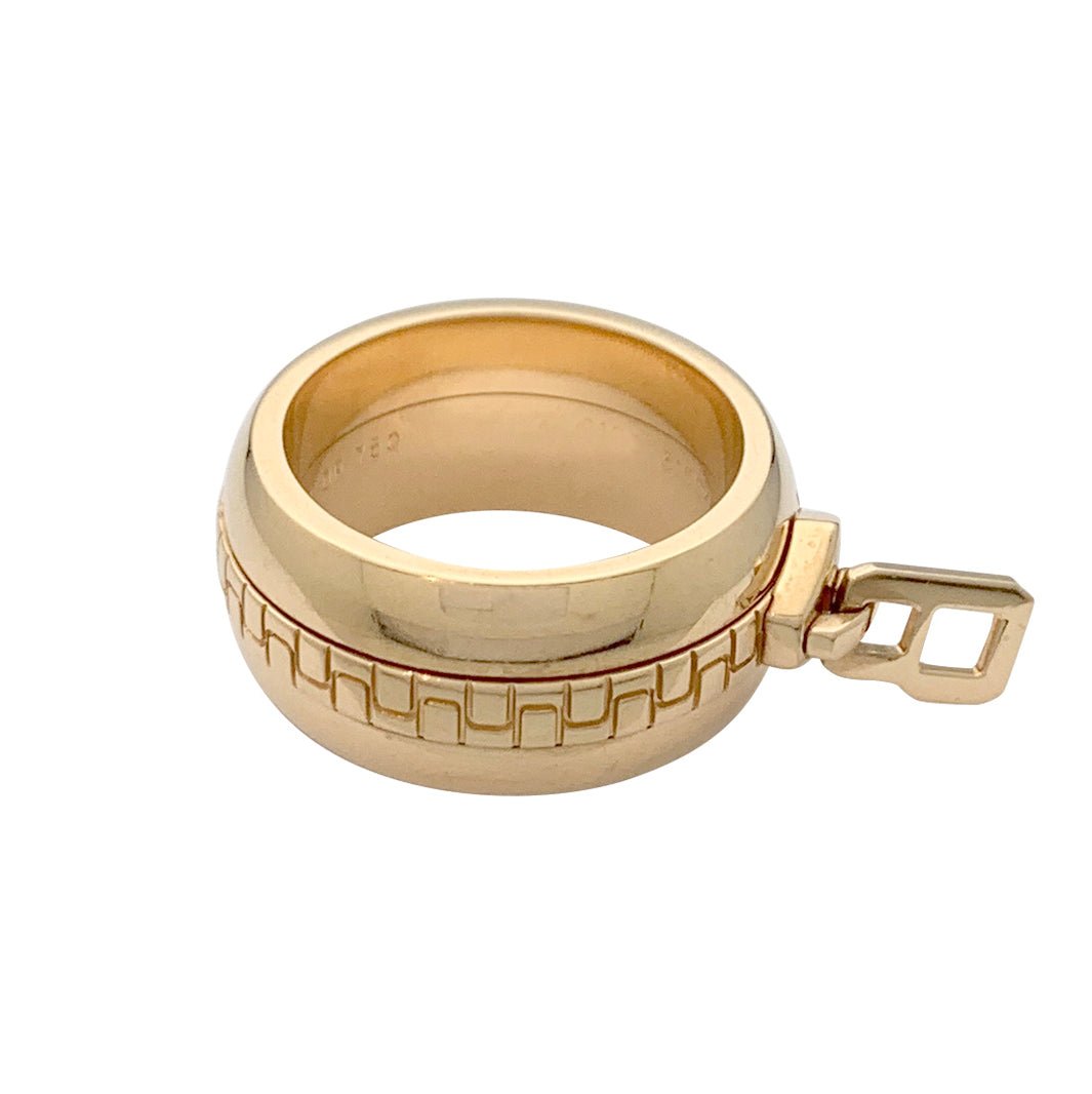 Bague Boucheron, "Zip", or jaune 750/000 - Castafiore