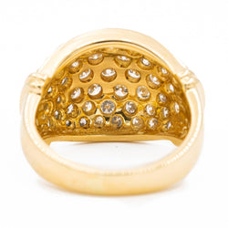 Bague Boule en or jaune et diamant - Castafiore