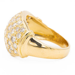 Bague Boule en or jaune et diamant - Castafiore