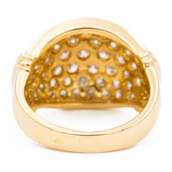 Bague Boule en or jaune et diamant - Castafiore