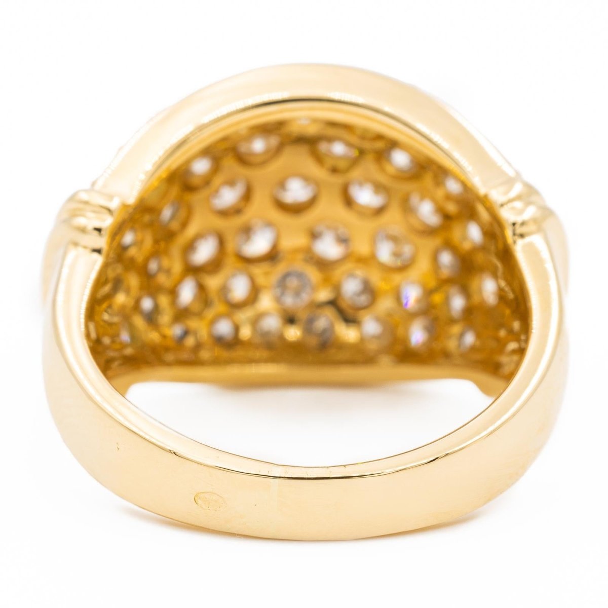 Bague Boule en or jaune et diamant - Castafiore