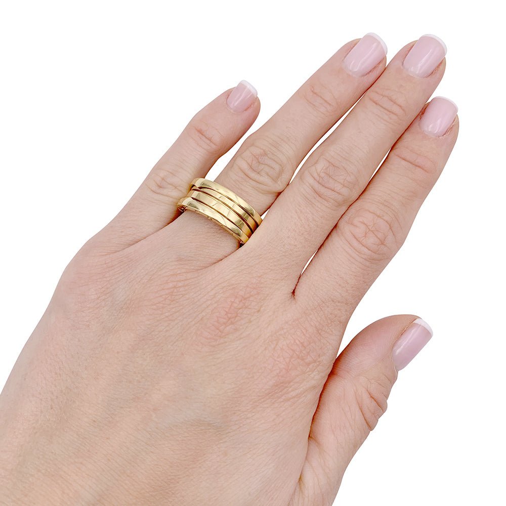 BULGARI ring in yellow gold – Castafiore