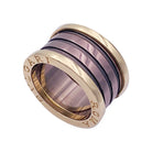 Bague BULGARI "B.Zero1" en or rose et cermet - Castafiore