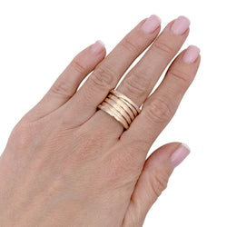 Bague BULGARI, “B.Zero1 XXth Anniversary”, en or rose - Castafiore