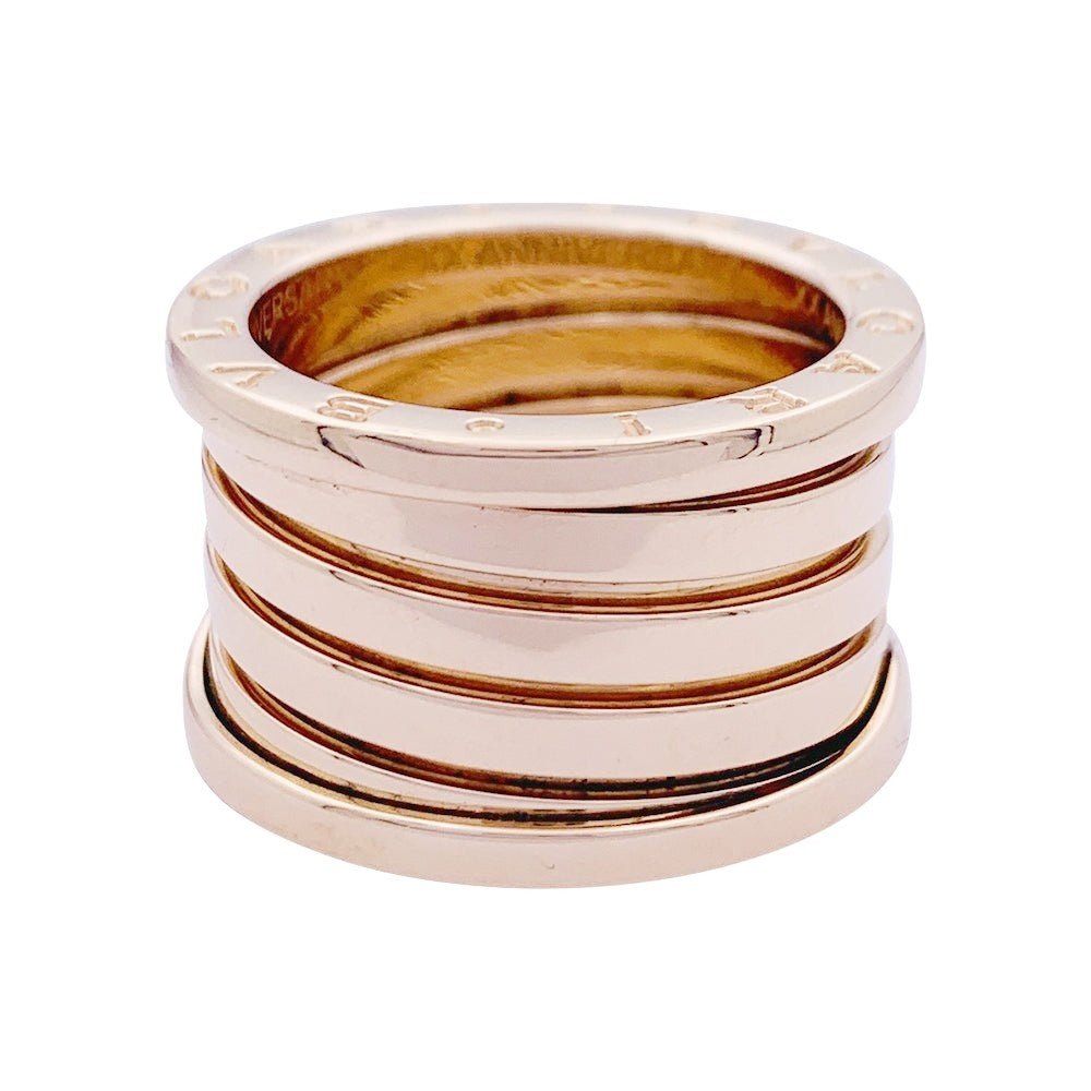 Bague BULGARI, “B.Zero1 XXth Anniversary”, en or rose - Castafiore