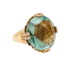 Bague BULGARI "Parentesi Cocktail", prasiolite, diamants - Castafiore