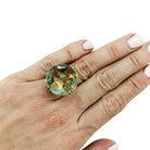 Bague BULGARI "Parentesi Cocktail", prasiolite, diamants - Castafiore