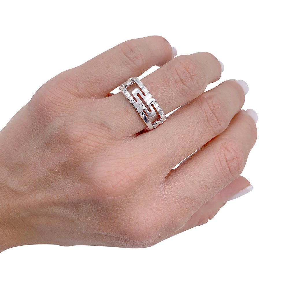 Bague Bulgari, "Parentesi", or blanc - Castafiore