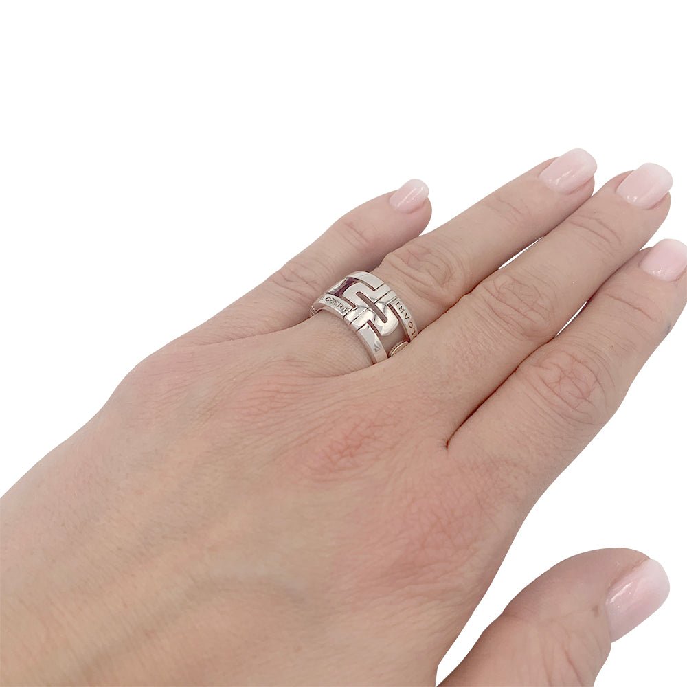 Bague Bulgari, "Parentesi", or blanc - Castafiore
