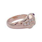 Bague Bulgari, "Serpenti, or rose, diamants, rubellites - Castafiore