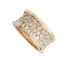 Bague "B.Zero1" BULGARI en or rose et diamants - Castafiore