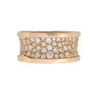 Bague "B.Zero1" BULGARI en or rose et diamants - Castafiore