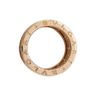 Bague "B.Zero1" BULGARI en or rose et diamants - Castafiore