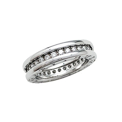 Bague "B.Zero1" BULGARI, or blanc et diamants - Castafiore
