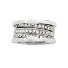 Bague "B.Zero1", BULGARI or blanc et diamants - Castafiore