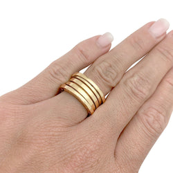 Bague "B.Zero1"BULGARI, or jaune - Castafiore