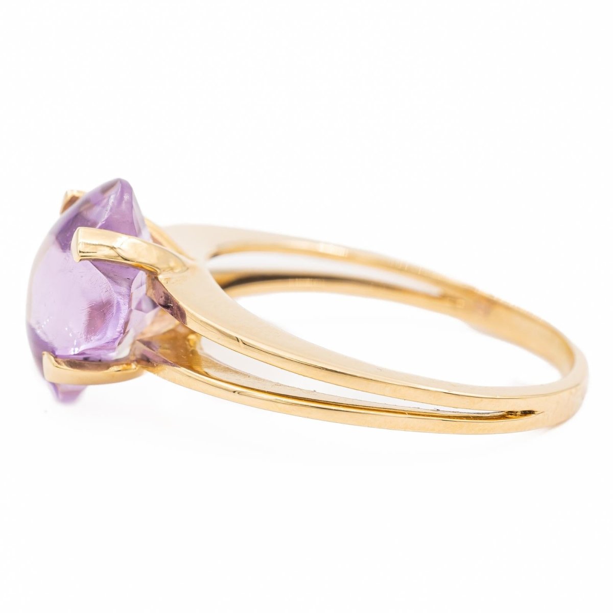 Bague CACHAREL en or jaune et améthyste - Castafiore