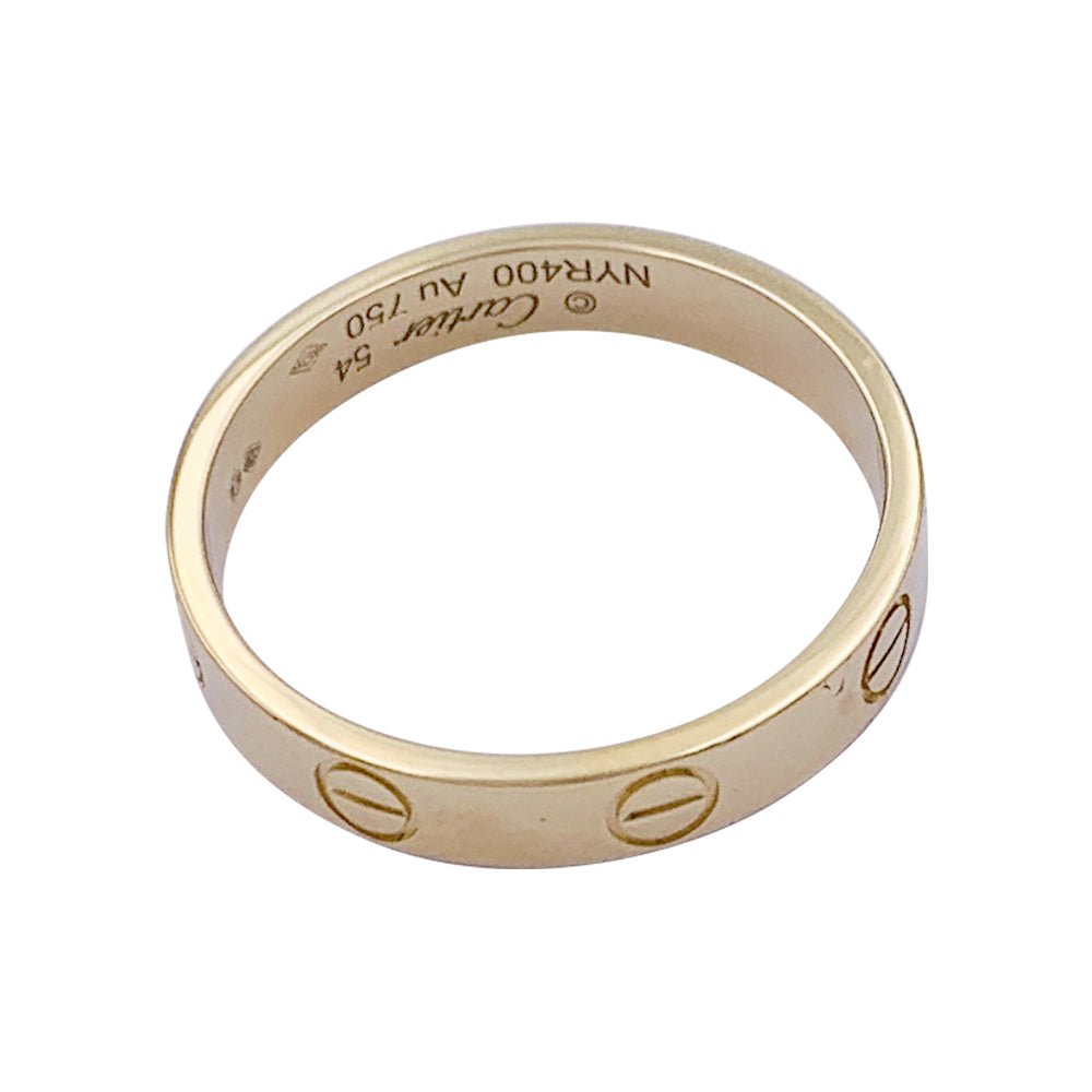 Bague Cartier, "Alliance Love", or jaune - Castafiore