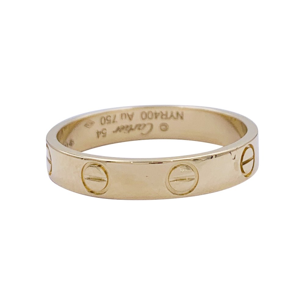 Bague Cartier, "Alliance Love", or jaune - Castafiore