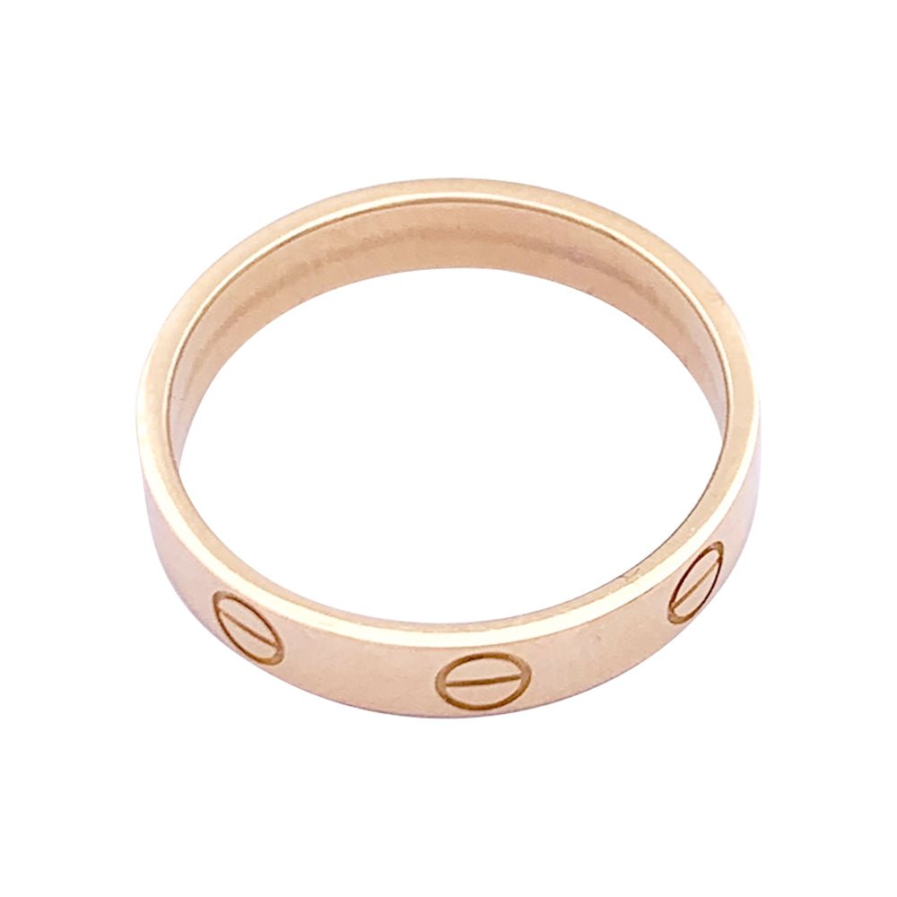 Bague Cartier, "Alliance Love", or rose. - Castafiore