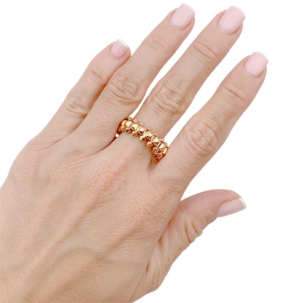 CARTIER “Clash” ring in pink gold – Castafiore