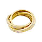 Bague Cartier, "Constellation", or jaune et diamants. - Castafiore