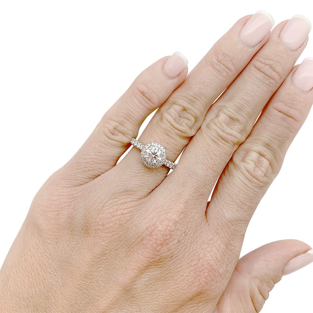 Bague Cartier "Destinée" en platine, diamant 0,73 carat - Castafiore