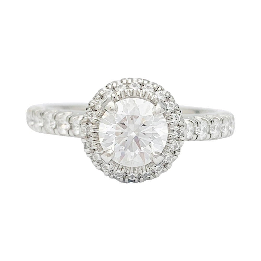 Bague Cartier "Destinée" en platine, diamant 0,73 carat - Castafiore