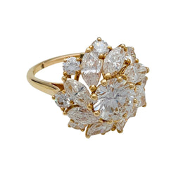 Bague CARTIER en or jaune, diamant 1,57 carats - Castafiore