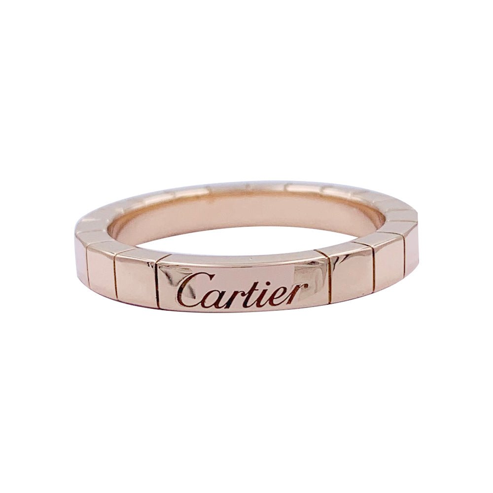 Bague Cartier, "Lanière", or rose - Castafiore