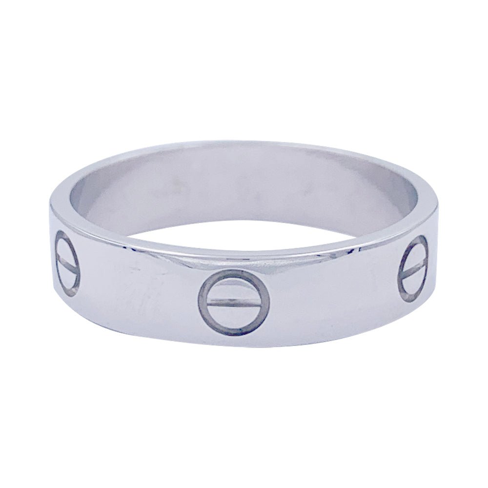 Bague Cartier, "Love", or blanc. - Castafiore