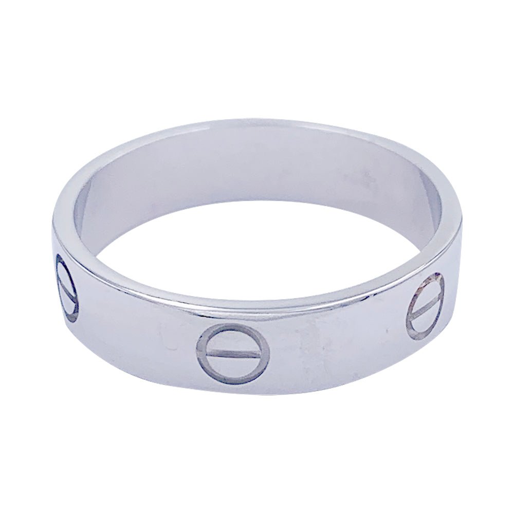 Bague Cartier, "Love", or blanc. - Castafiore