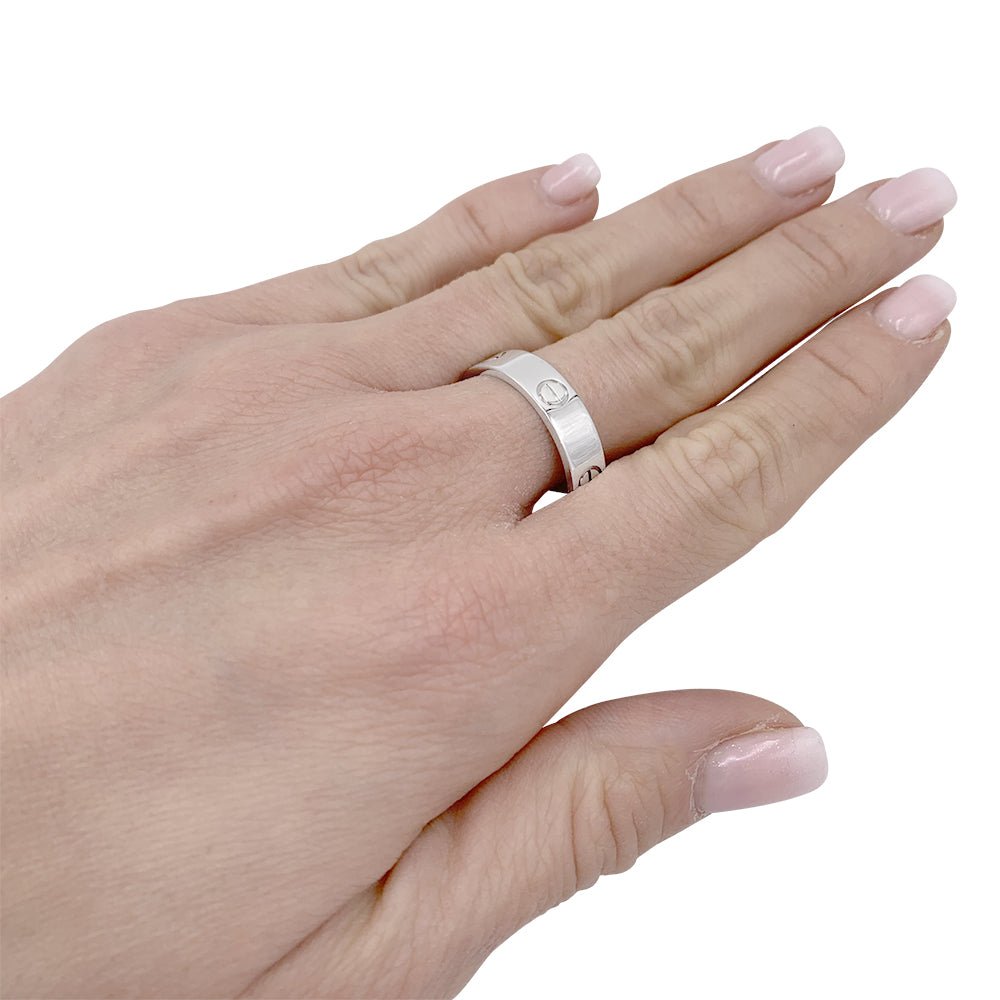 Bague Cartier, "Love", or blanc - Castafiore