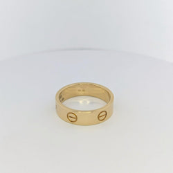 Bague Cartier Love or jaune - Castafiore