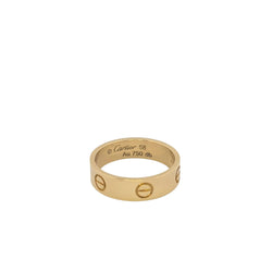 Bague Cartier Love or jaune - Castafiore