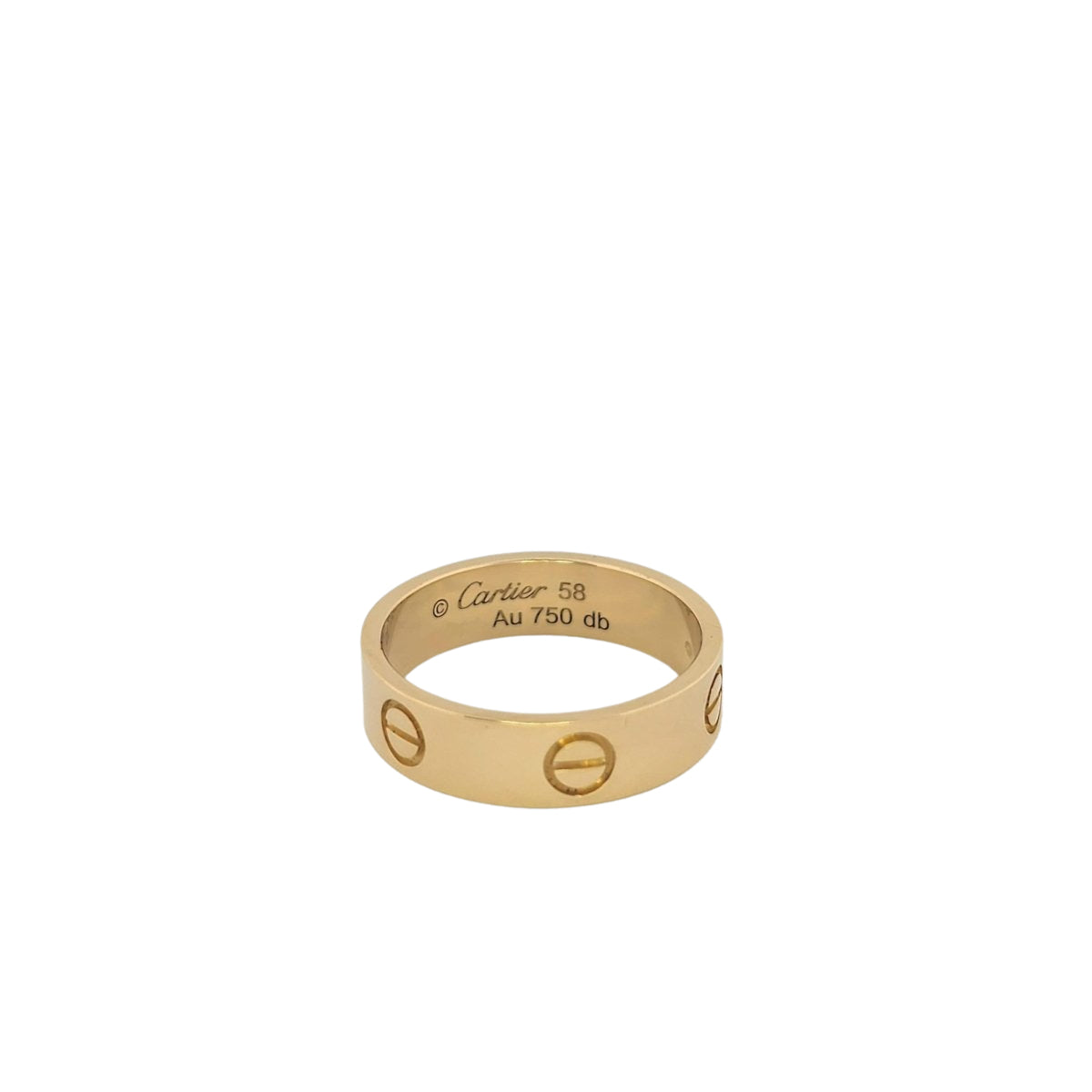 Bague Cartier Love or jaune - Castafiore