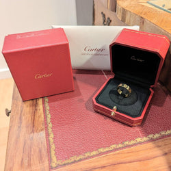 Bague Cartier Love or jaune - Castafiore
