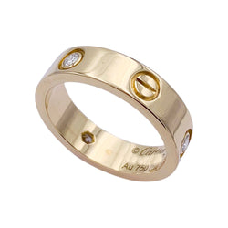 Bague Cartier, "Love", or jaune, diamants - Castafiore