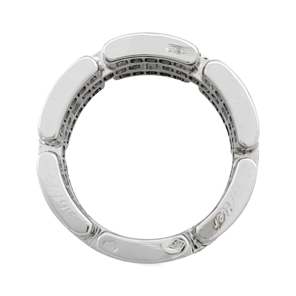 Bague CARTIER "Maillon Panthère" or blanc, diamants - Castafiore