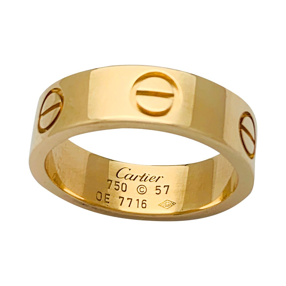 Cartier Love model ring in yellow gold Castafiore