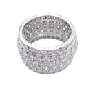 Bague CARTIER "Nigeria", pavage diamants. - Castafiore