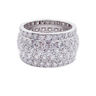 Bague CARTIER "Nigeria", pavage diamants. - Castafiore