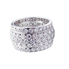 Bague CARTIER "Nigeria", pavage diamants. - Castafiore