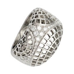 Bague Cartier, "Nouvelle Vague Paris", or blanc - Castafiore